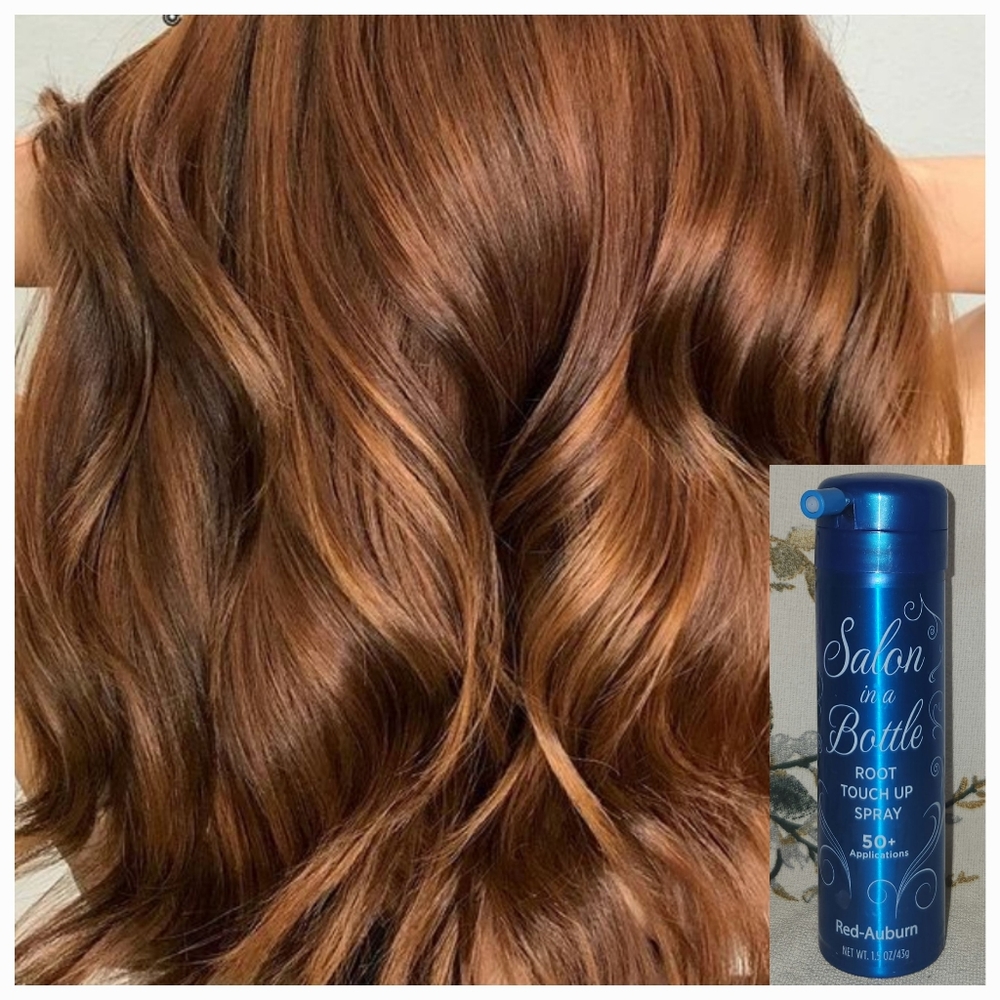 Salon in a Bottle Root Touch Up Spray (50+ Applications) Red-Auburn 1.5oz ~New